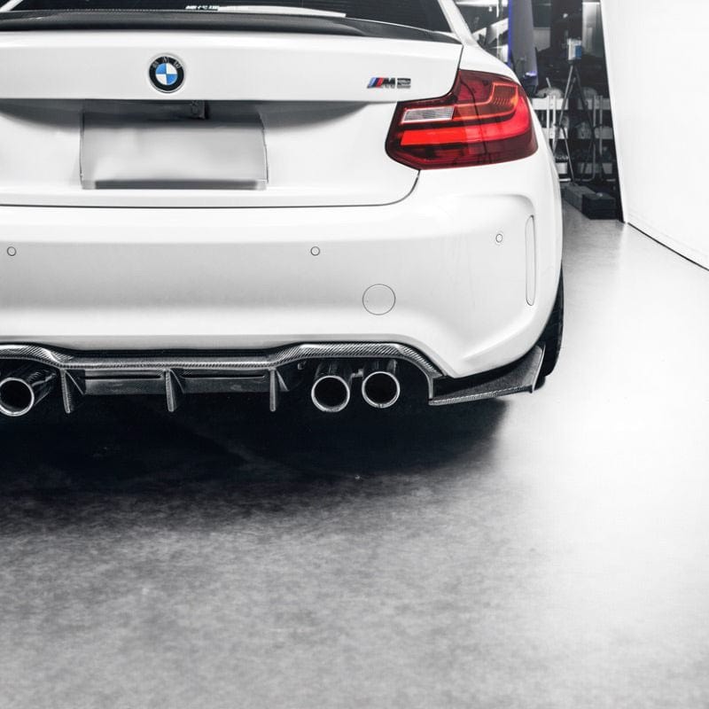 BMW M2/M2C (F87) MTC Style Carbon Fibre Rear Diffuser - Twenty Two Tuning Rear Diffuser