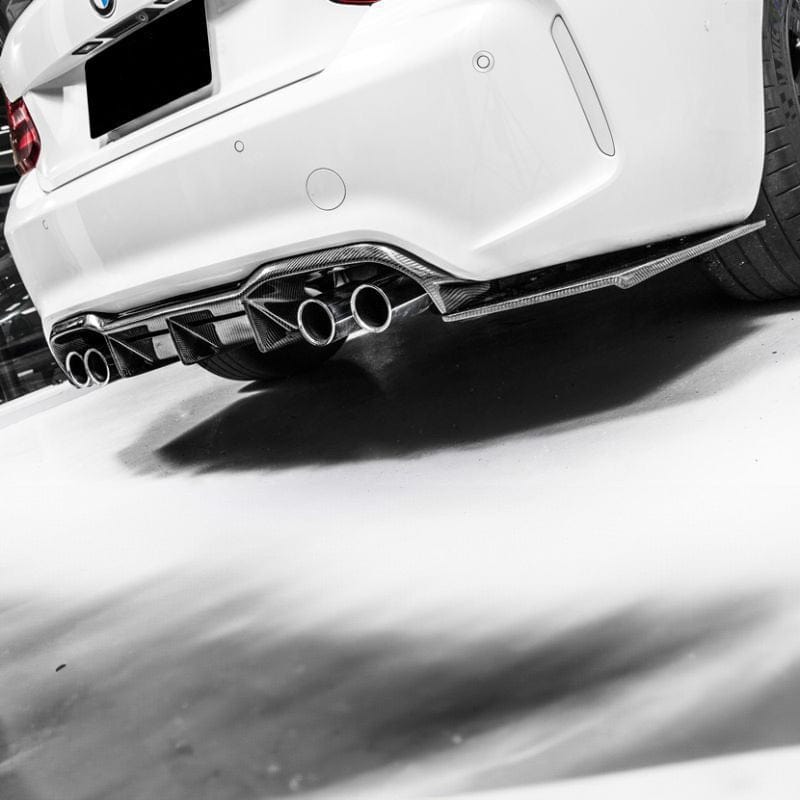 BMW M2/M2C (F87) MTC Style Carbon Fibre Rear Diffuser - Twenty Two Tuning Rear Diffuser