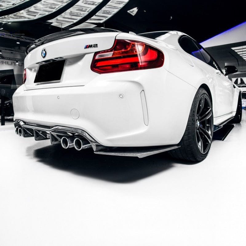 BMW M2/M2C (F87) MTC Style Carbon Fibre Rear Diffuser - Twenty Two Tuning Rear Diffuser