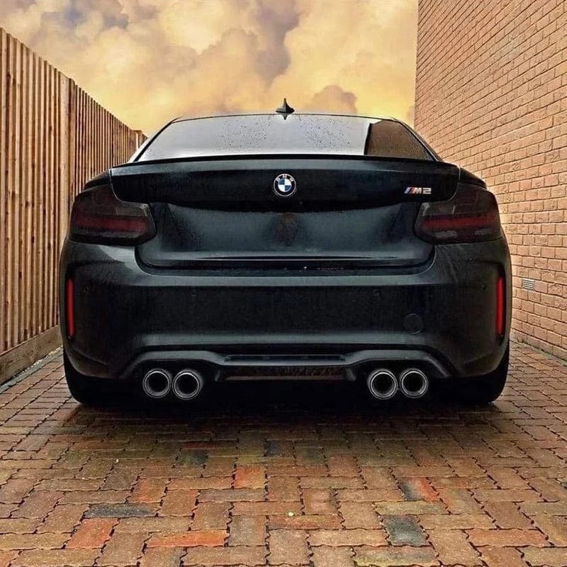 BMW M2/M2C (F87) OEM M Performance Style Carbon Fibre Exhaust Tips - Twenty Two Tuning Exhaust Tips