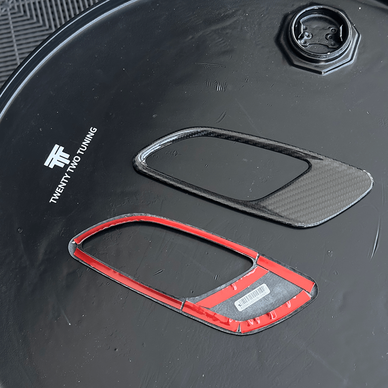 BMW M3 (E90/E92/E93) OEM+ Carbon Fibre Hood Bonnet Vent Trims - Twenty Two Tuning Hood/Bonnet Vents