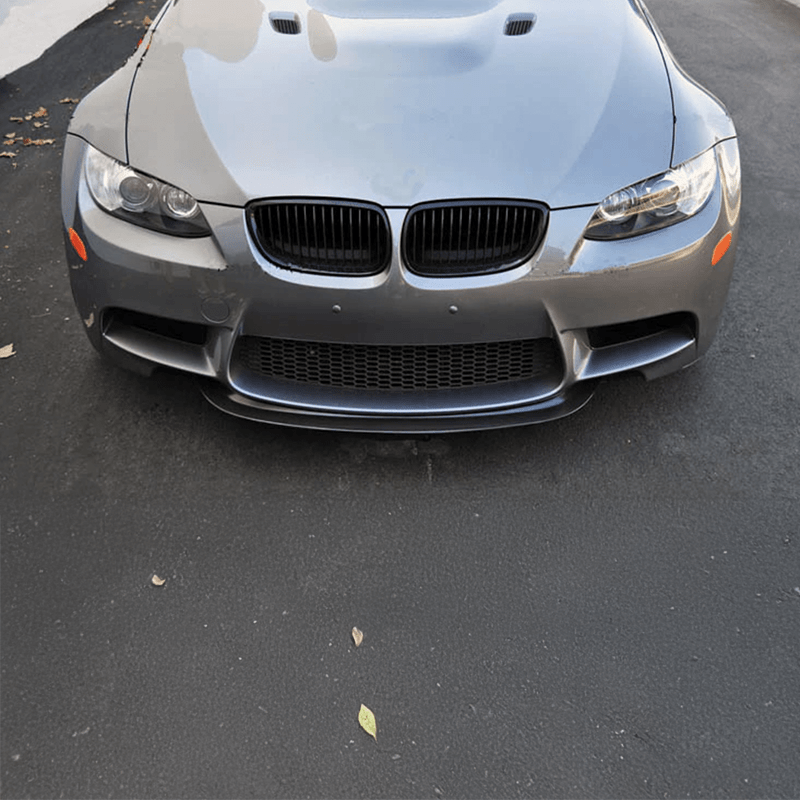 BMW M3 (E90/E92/E93) STREKKEN Style Carbon Fiber Front Lip Spoiler - Twenty Two Tuning Front Lip