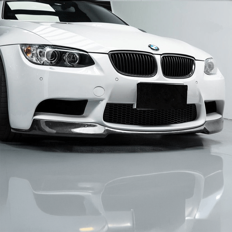 BMW M3 (E90/E92/E93) Vorsteiner Style Carbon Fiber Front Lip Spoiler - Twenty Two Tuning Front Lip