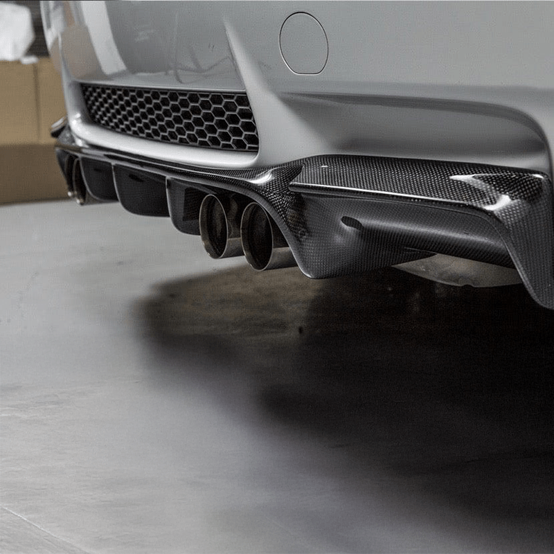 BMW M3 E9X GTS-V Style Carbon Fibre Rear Diffuser (E90/E92/E93) - Twenty Two Tuning Rear Diffuser