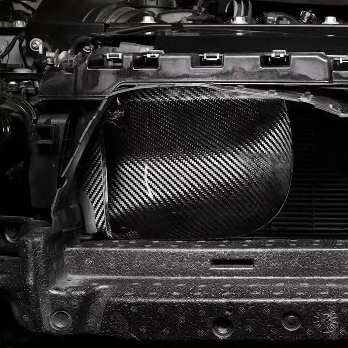 BMW M3 (G80/G81) OEM+ Carbon Fibre Air Intake System - Twenty Two Tuning Engine Bay