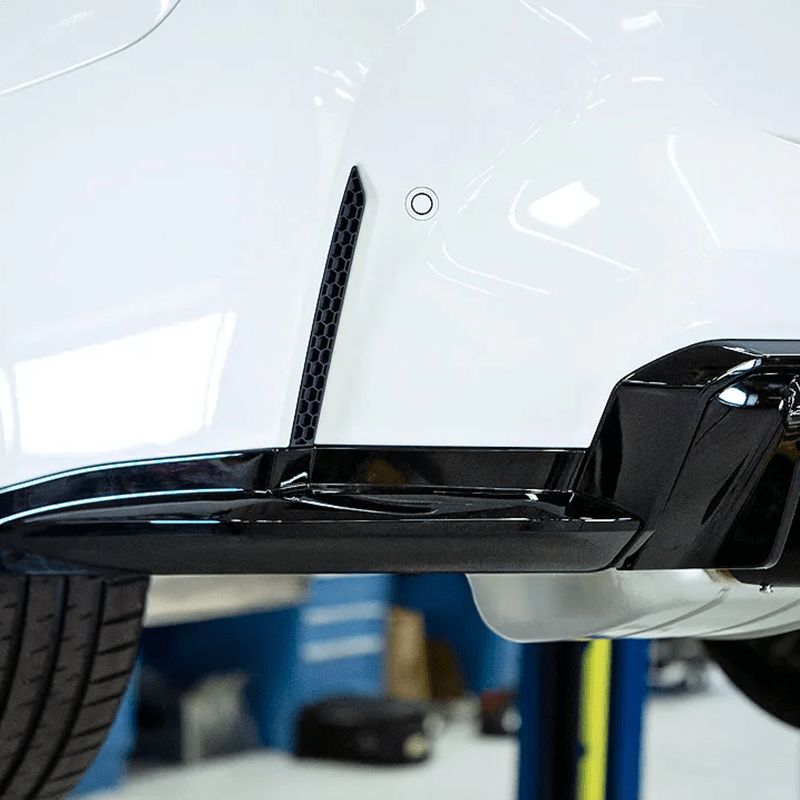 BMW M3 (G80/G81) OEM+ Gloss Black Rear Bumper Reflector Delete - Twenty Two Tuning Reflector Kit