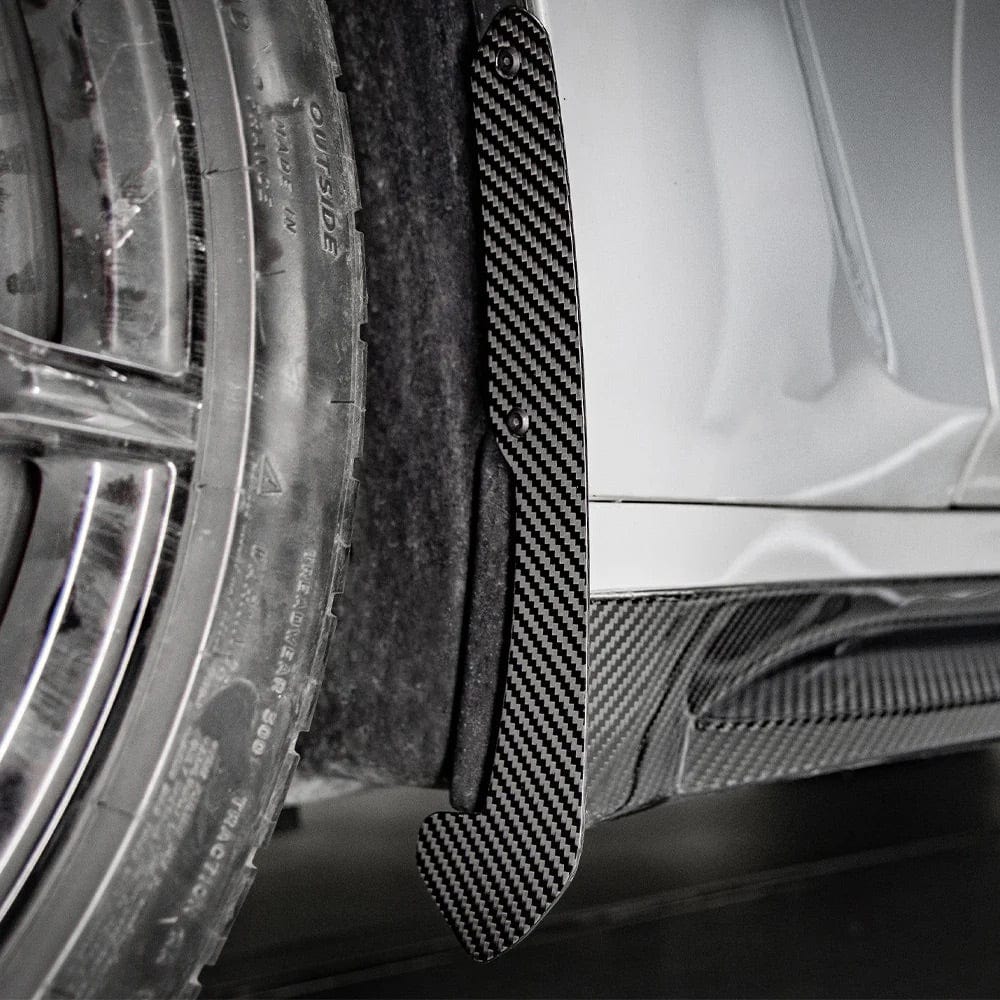 BMW M3 (G80/G81) SOOQOO Carbon Fibre Front Mud Flaps/Stone Chip Protector - SOOQOO Fender Trims