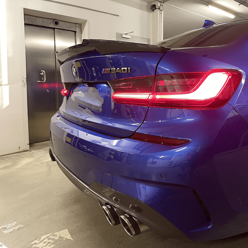 BMW M3 (G80) M4 Style Carbon Fibre Rear Spoiler - Twenty Two Tuning Rear Spoiler