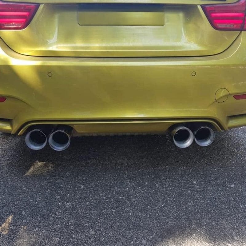 BMW M3/M4 Euro Style M Performance Exhaust Tips (F80/F82/F83) - Twenty Two Tuning Exhaust Tips