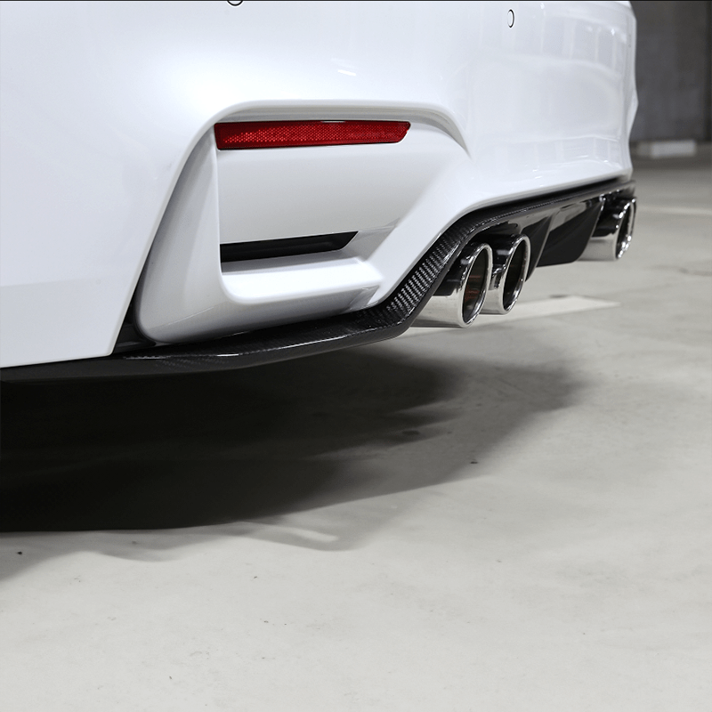BMW M3/M4 (F80/F82/F83) 3D Design Style Carbon Fibre Rear Diffuser - Twenty Two Tuning Rear Diffuser