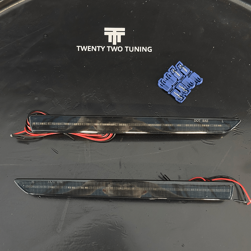 BMW M3/M4 (F80/F82/F83) OEM+ Rear Bumper Lower Reflector LED Replacement - EXL Design Reflector Kit