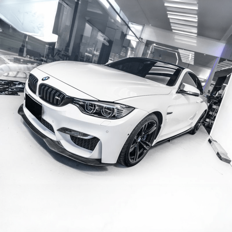 BMW M3/M4 (F80/F82/F83) PSM Style Carbon Fibre Front Lip - Twenty Two Tuning Front Lip