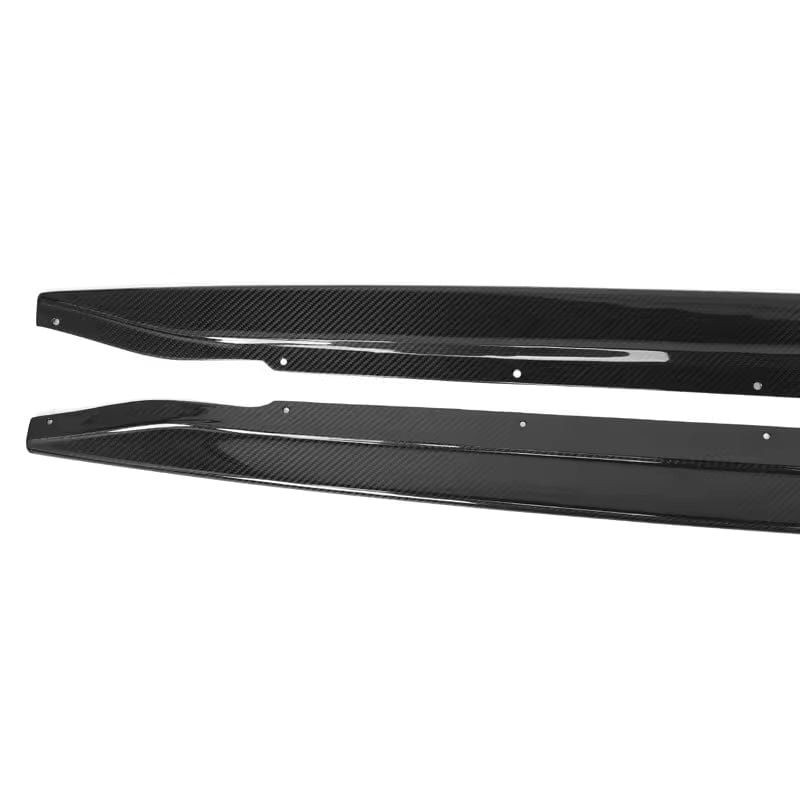 BMW M3/M4 JPM Style Carbon Fibre Lower Side Skirts (G80/G81/G82/G83) - Twenty Two Tuning Side Skirts
