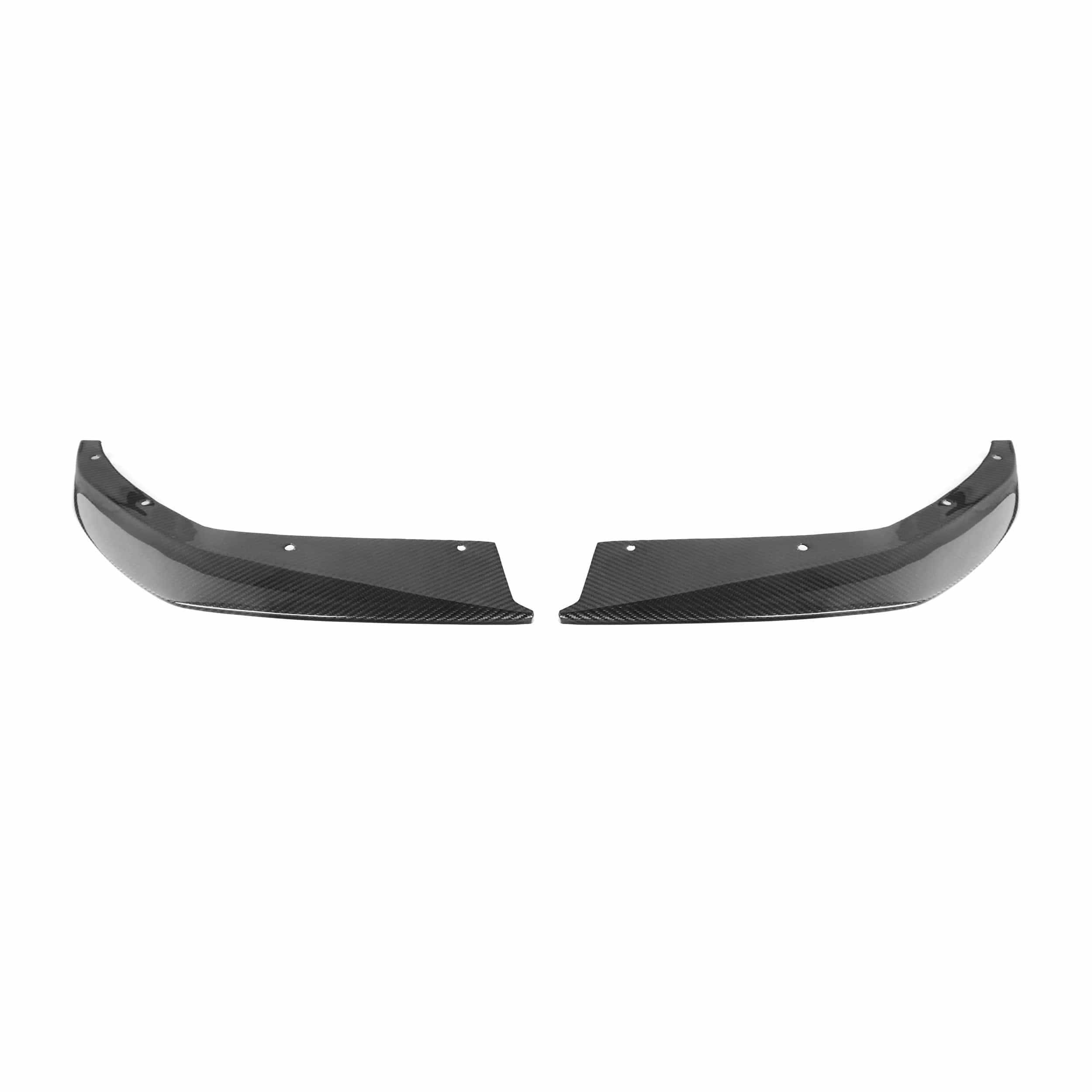 BMW M3/M4 MHC Style Carbon Fibre Rear Bumper Lower Splitters (G80/G81/G82/G83) - Twenty Two Tuning Rear Canards