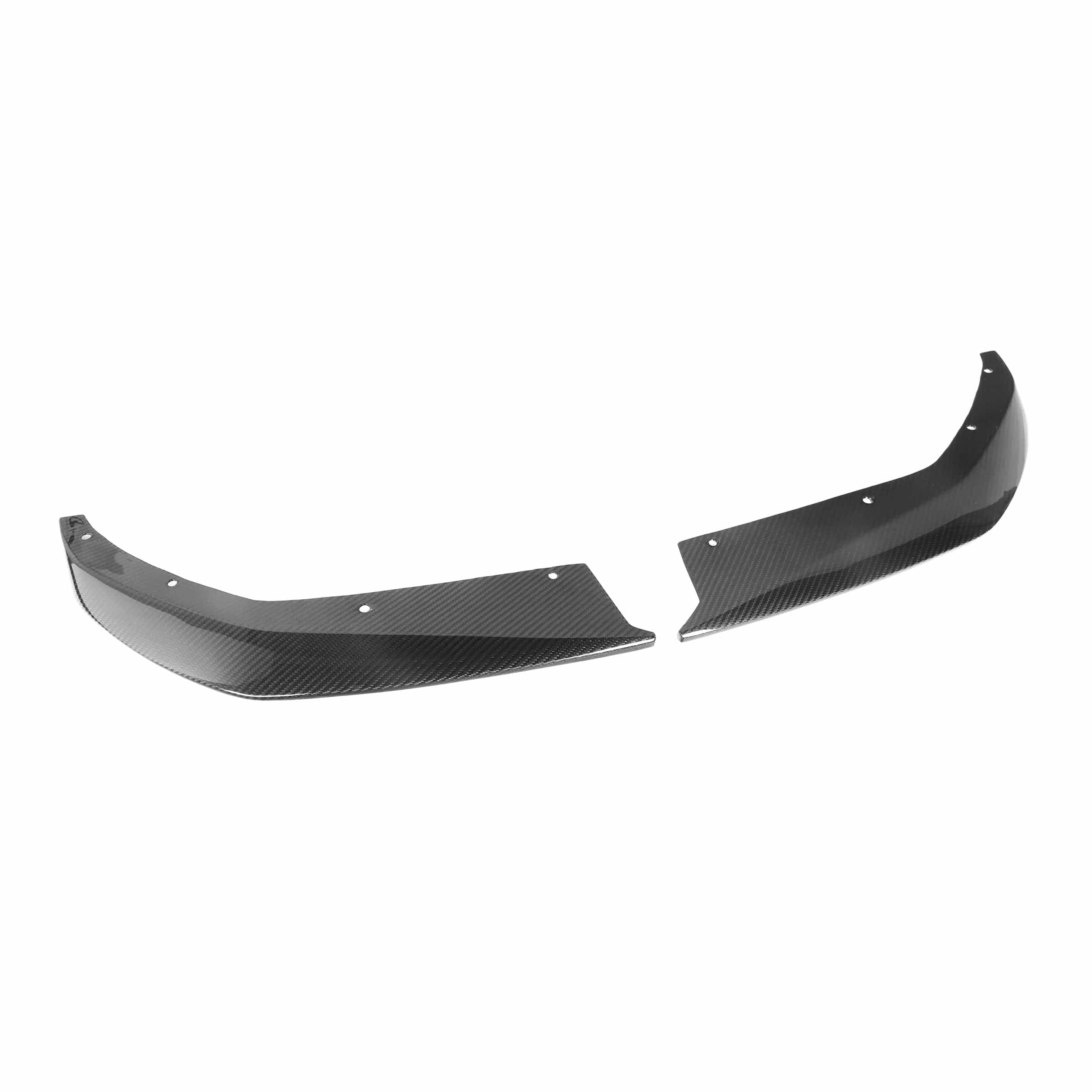 BMW M3/M4 MHC Style Carbon Fibre Rear Bumper Lower Splitters (G80/G81/G82/G83) - Twenty Two Tuning Rear Canards