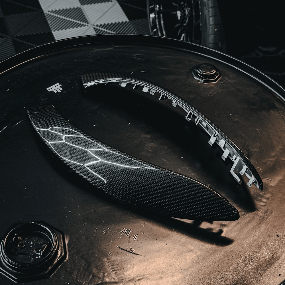 BMW M3/M4 OEM+ Carbon Fiber Replacement Door Trims (F80/F82/F83) - Twenty Two Tuning Interior Parts & Accessories