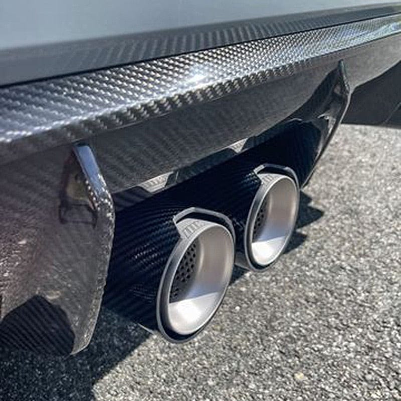 BMW M3/M4 OEM M Performance Style Carbon Fibre Exhaust Tips (G80/G81/G82/G83) - Twenty Two Tuning Exhaust Tips