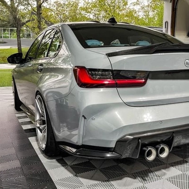 BMW M3/M4 OEM M Performance Style Carbon Fibre Exhaust Tips (G80/G81/G82/G83) - Twenty Two Tuning Exhaust Tips