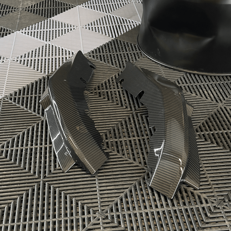 BMW M3/M4 OEM Style Carbon Fibre Rear Bumper Trims (G80/G81/G82/G83) - Twenty Two Tuning Rear Canards