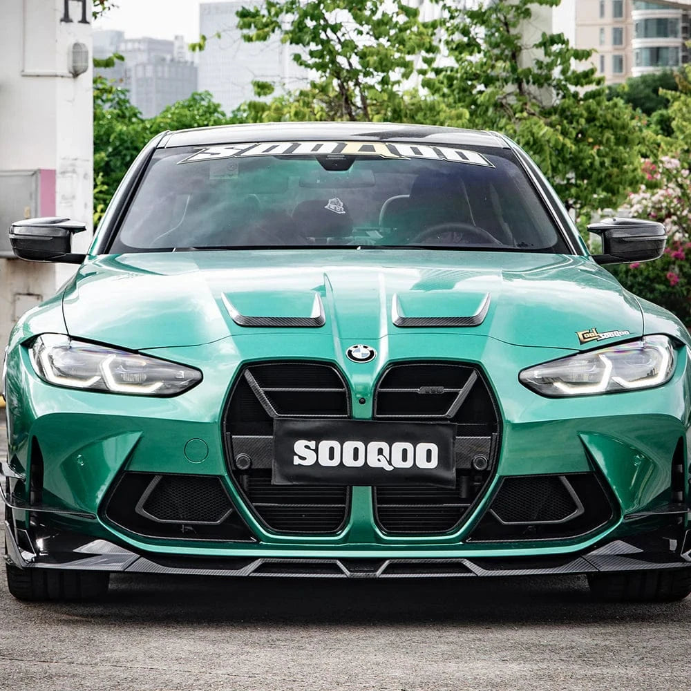 BMW M3/M4 SOOQOO SQ-A Carbon Fiber Front Grille (G80/G81/G82/G83) - SOOQOO Official Front Grille