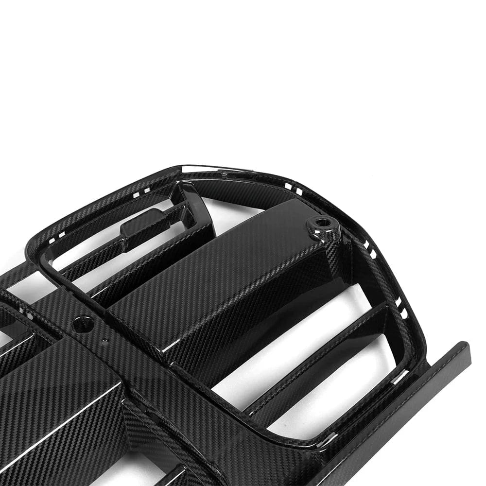 BMW M3/M4 SOOQOO SQ-A Carbon Fiber Front Grille (G80/G81/G82/G83) - SOOQOO Official Front Grille