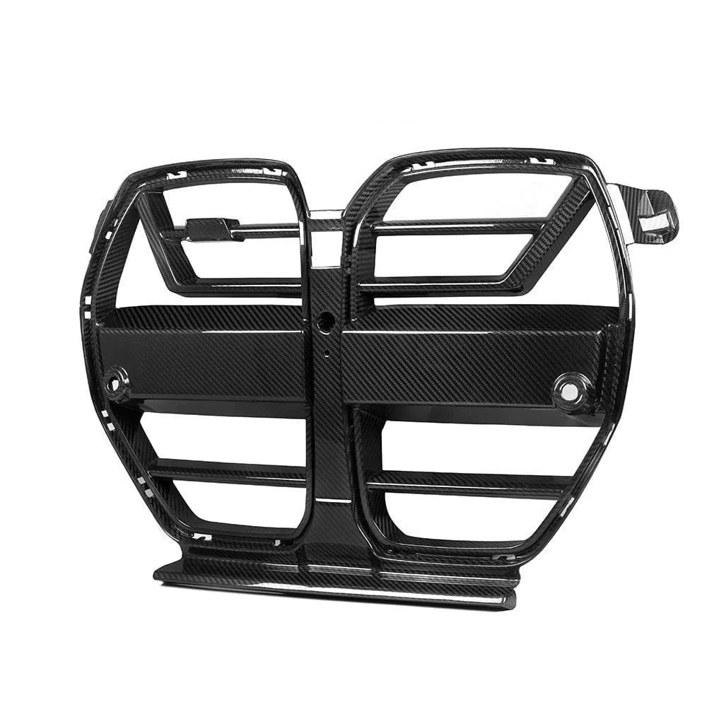 BMW M3/M4 SOOQOO SQ-A Carbon Fiber Front Grille (G80/G81/G82/G83) - SOOQOO Official Front Grille
