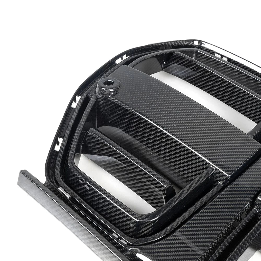BMW M3/M4 SOOQOO SQ-V Carbon Fiber Front Grille (G80/G81/G82/G83) - SOOQOO Official Front Grille