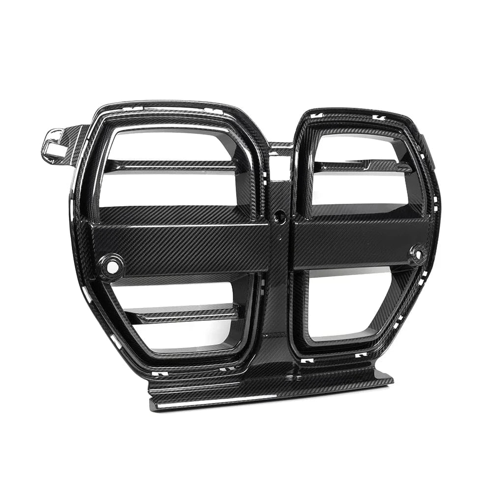BMW M3/M4 SOOQOO SQ-V Carbon Fiber Front Grille (G80/G81/G82/G83) - SOOQOO Official Front Grille