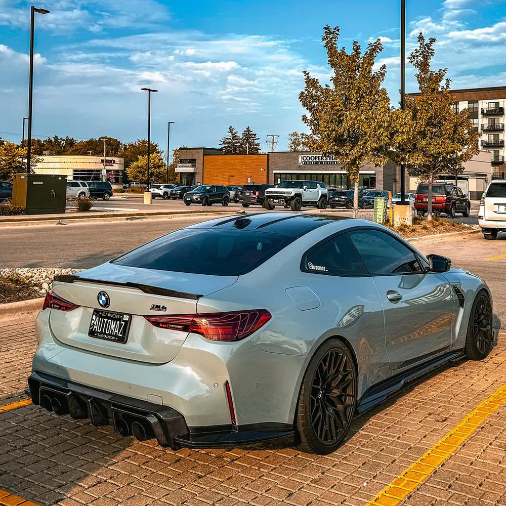 BMW M3/M4 SOOQOO V2 Carbon Fiber Rear Diffuser (G80/G81/G82/G83) - SOOQOO Official Rear Diffuser