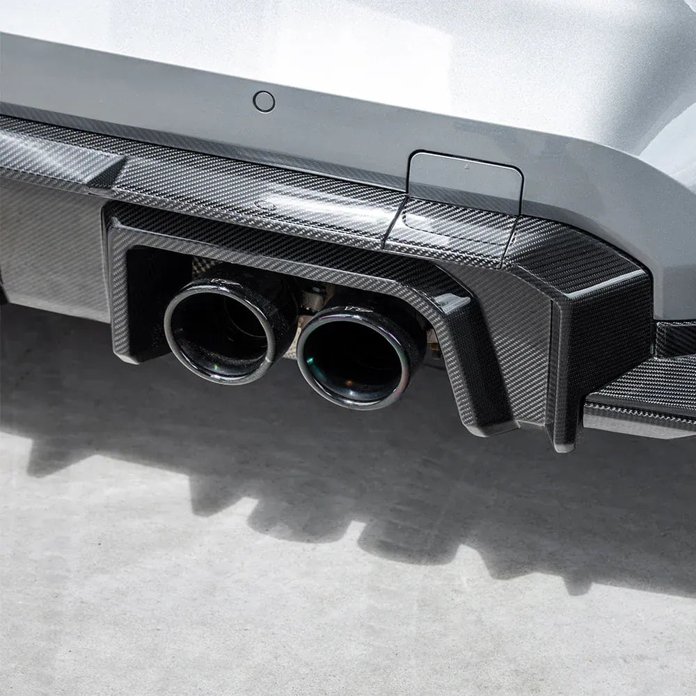 BMW M3/M4 SOOQOO V2 Carbon Fiber Rear Diffuser (G80/G81/G82/G83) - SOOQOO Official Rear Diffuser