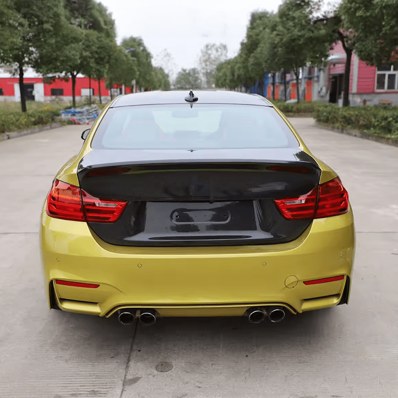 BMW M4 (F82) CS Style Carbon Fibre Rear Trunk/Boot Lid Complete - Twenty Two Tuning Trunk/Boot Complete