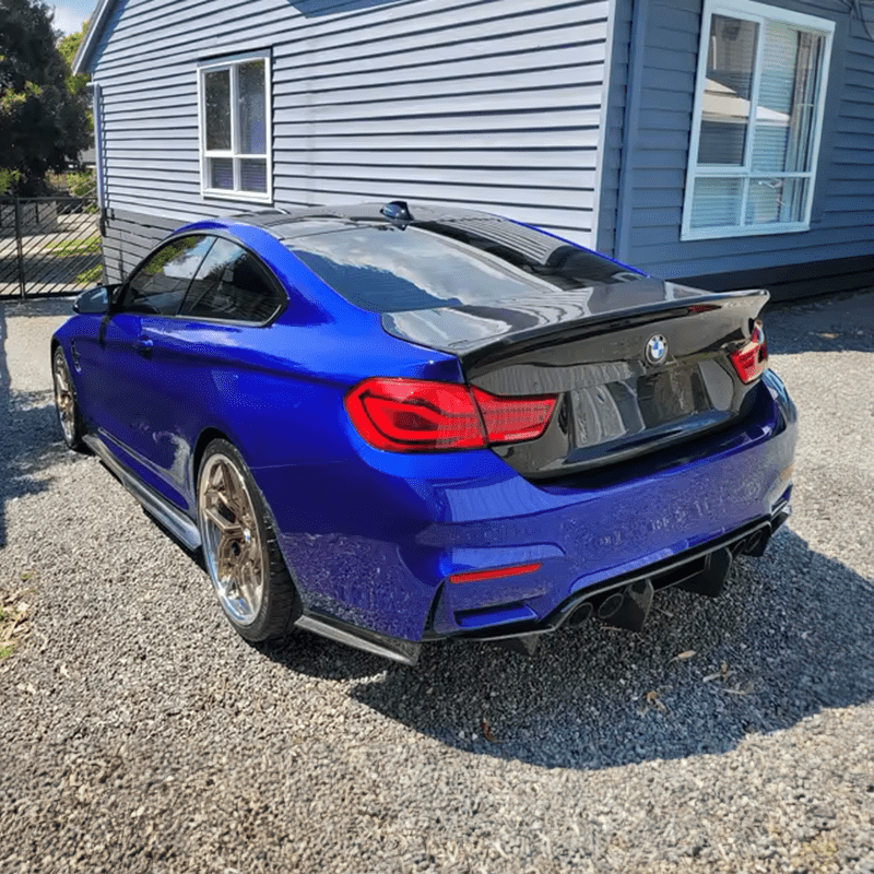 BMW M4 (F82) CS Style Carbon Fibre Rear Trunk/Boot Lid Complete - Twenty Two Tuning Trunk/Boot Complete