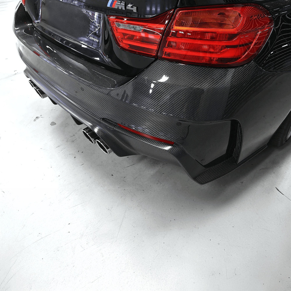 BMW M4 (F82/F83) 3D Design Style Full Carbon Fibre Rear Bumper - Twenty Two Tuning Rear Bumper Complete