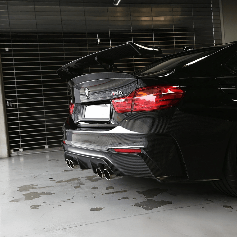 BMW M4 (F82/F83) 3D Design Style Full Carbon Fibre Rear Bumper - Twenty Two Tuning Rear Bumper Complete