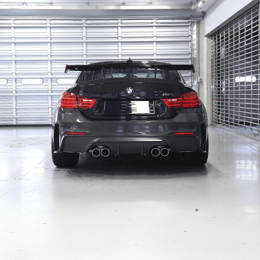BMW M4 (F82/F83) 3D Design Style Full Carbon Fibre Rear Bumper - Twenty Two Tuning Rear Bumper Complete