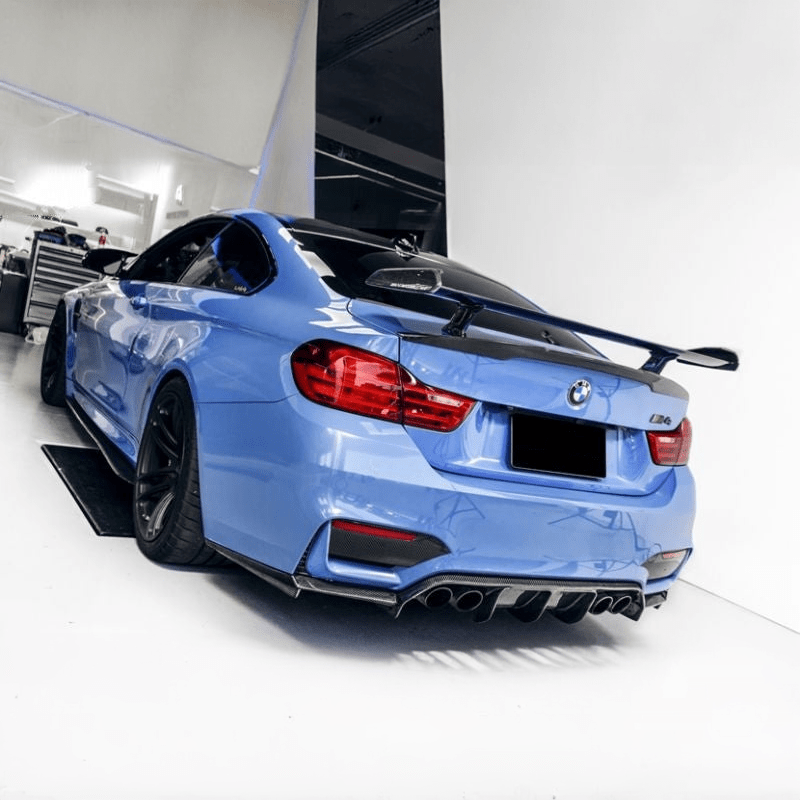 BMW M4 (F82/F83) M Performance Throughflow Style Carbon Fiber Rear Trunk Spoiler - Twenty Two Tuning Rear Spoiler