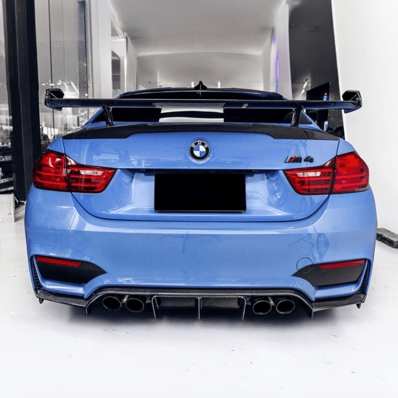 BMW M4 (F82/F83) M Performance Throughflow Style Carbon Fiber Rear Trunk Spoiler - Twenty Two Tuning Rear Spoiler