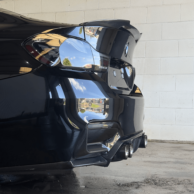 BMW M4 (F82) M4 Style Carbon Fibre Rear Trunk Spoiler - Twenty Two Tuning Rear Spoiler