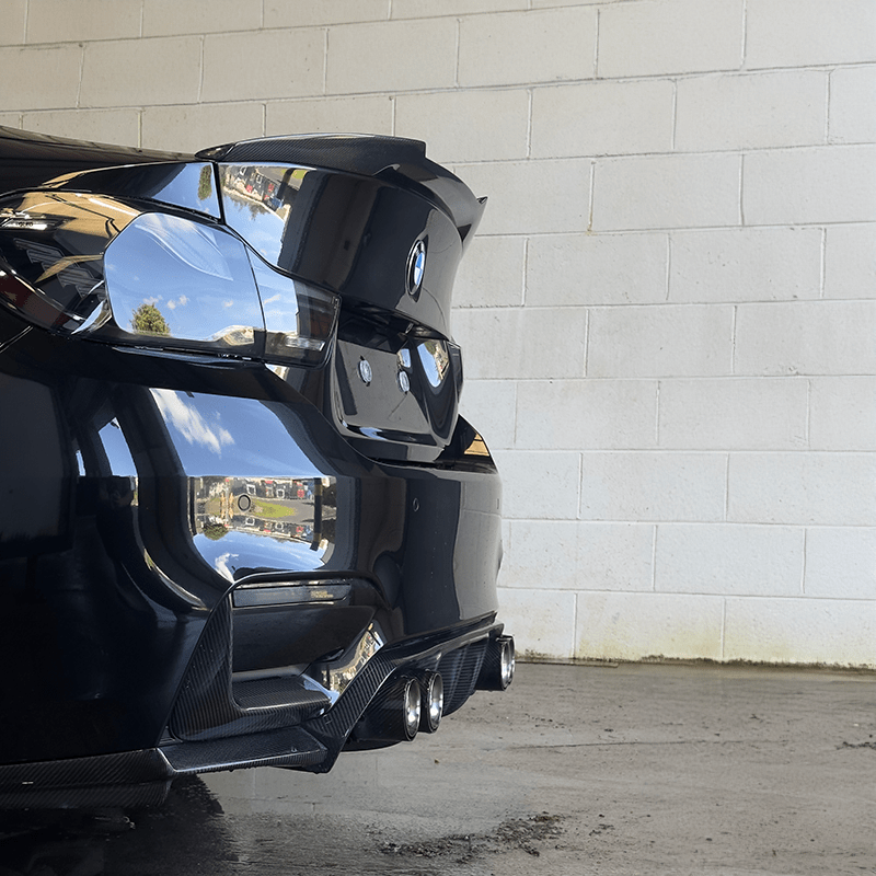 BMW M4 (F82) M4 Style Carbon Fibre Rear Trunk Spoiler - Twenty Two Tuning Rear Spoiler
