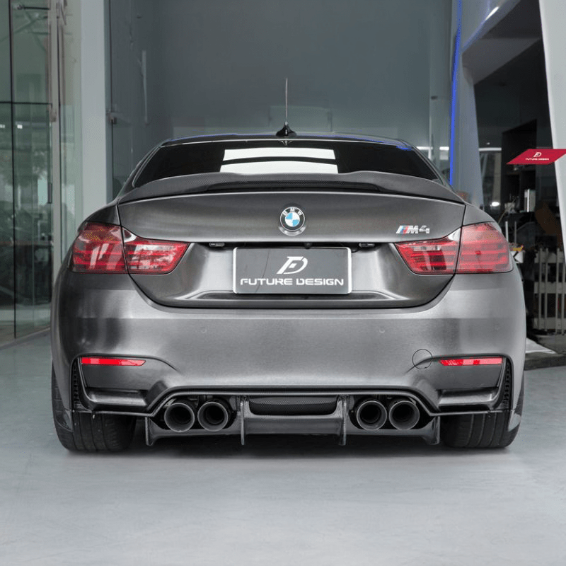 BMW M4 (F82) PSM Style Carbon Fibre Rear Spoiler - Future Design Rear Spoiler