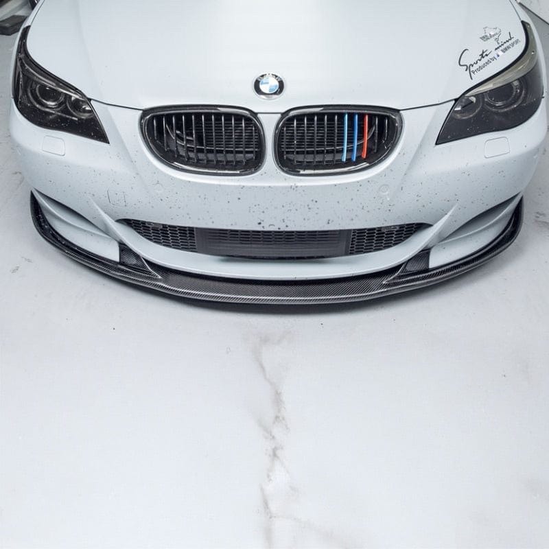 BMW M5 (E60) HAMMAN Style Carbon Fiber Front Lip Spoiler - Twenty Two Tuning Front Lip
