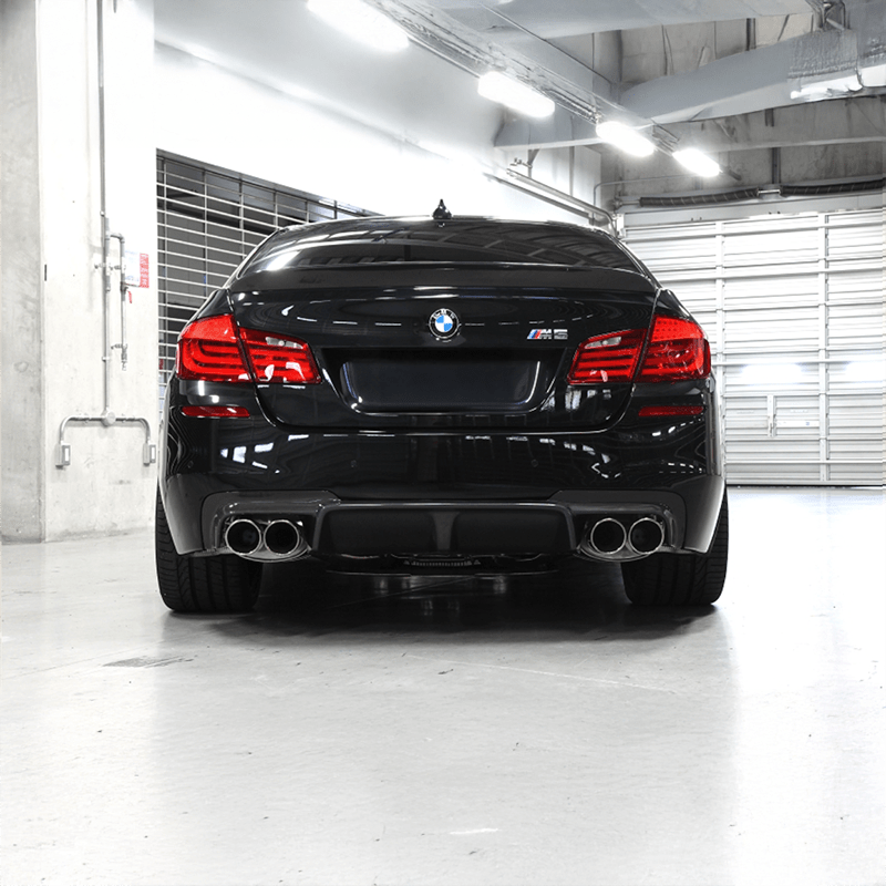 BMW M5 (F10) 3D Design Style Carbon Fiber Rear Diffuser - Twenty Two Tuning Rear Diffuser