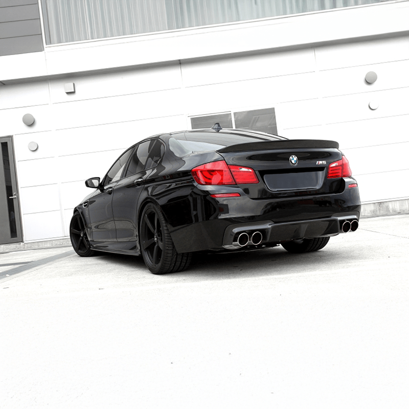 BMW M5 (F10) 3D Design Style Carbon Fiber Rear Diffuser - Twenty Two Tuning Rear Diffuser