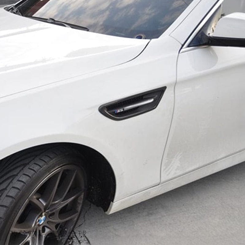 BMW M5 (F10) M Performance Style Carbon Fiber Fender Trim (Replacement) - Twenty Two Tuning Fender Trims
