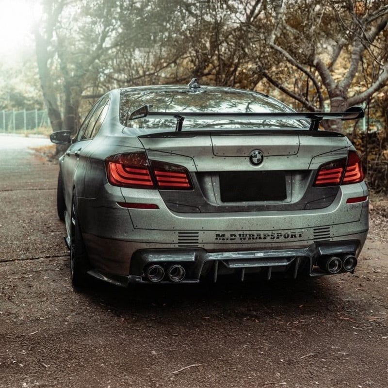 BMW M5 (F10) M Performance Throughflow Style Carbon Fiber Rear Trunk Spoiler - Twenty Two Tuning Rear Spoiler