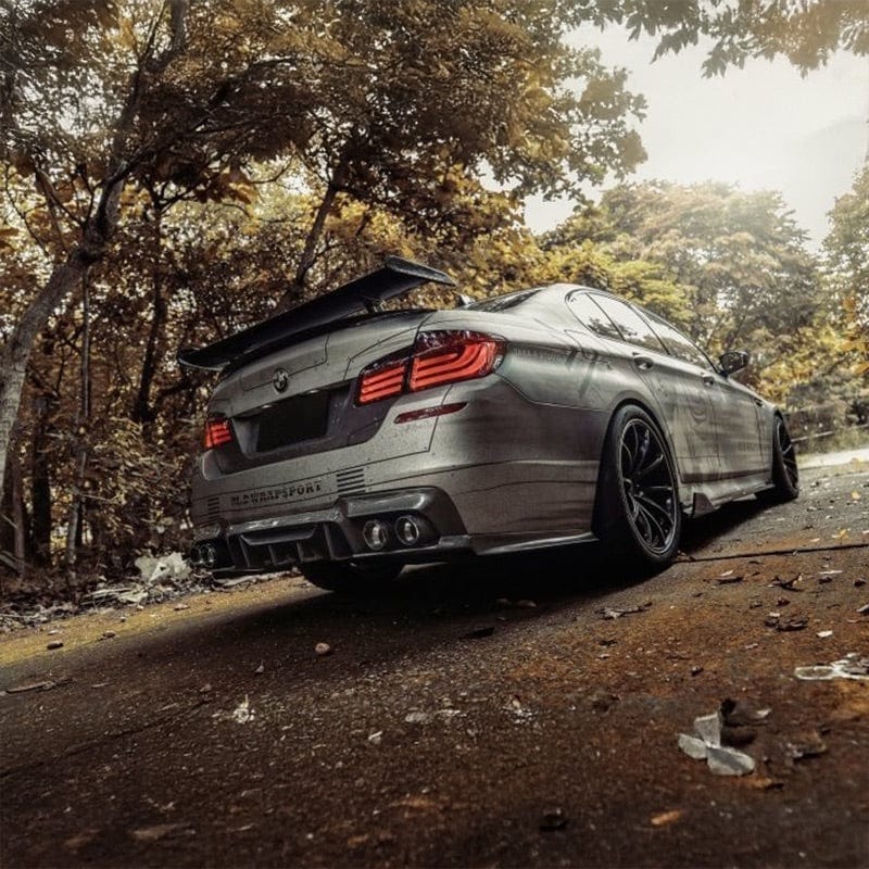 BMW M5 (F10) M Performance Throughflow Style Carbon Fiber Rear Trunk Spoiler - Twenty Two Tuning Rear Spoiler