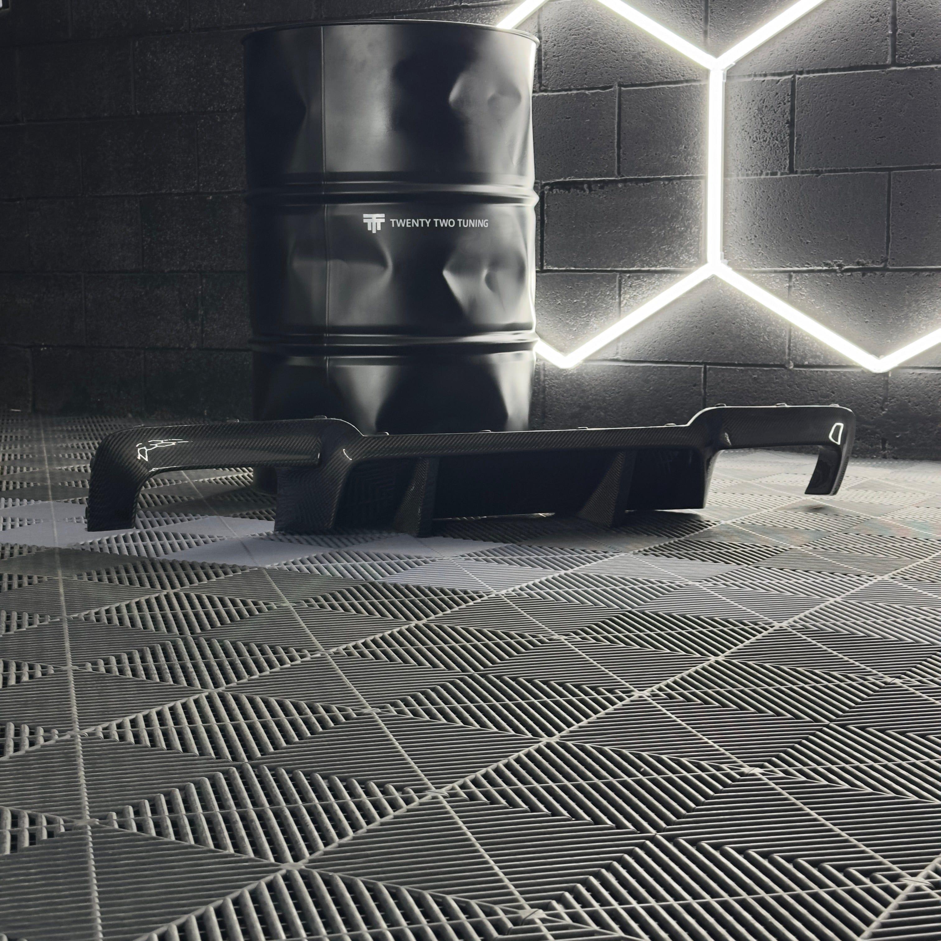 BMW M5 (F10) RKP Style Carbon Fiber Rear Diffuser - Twenty Two Tuning Rear Diffuser