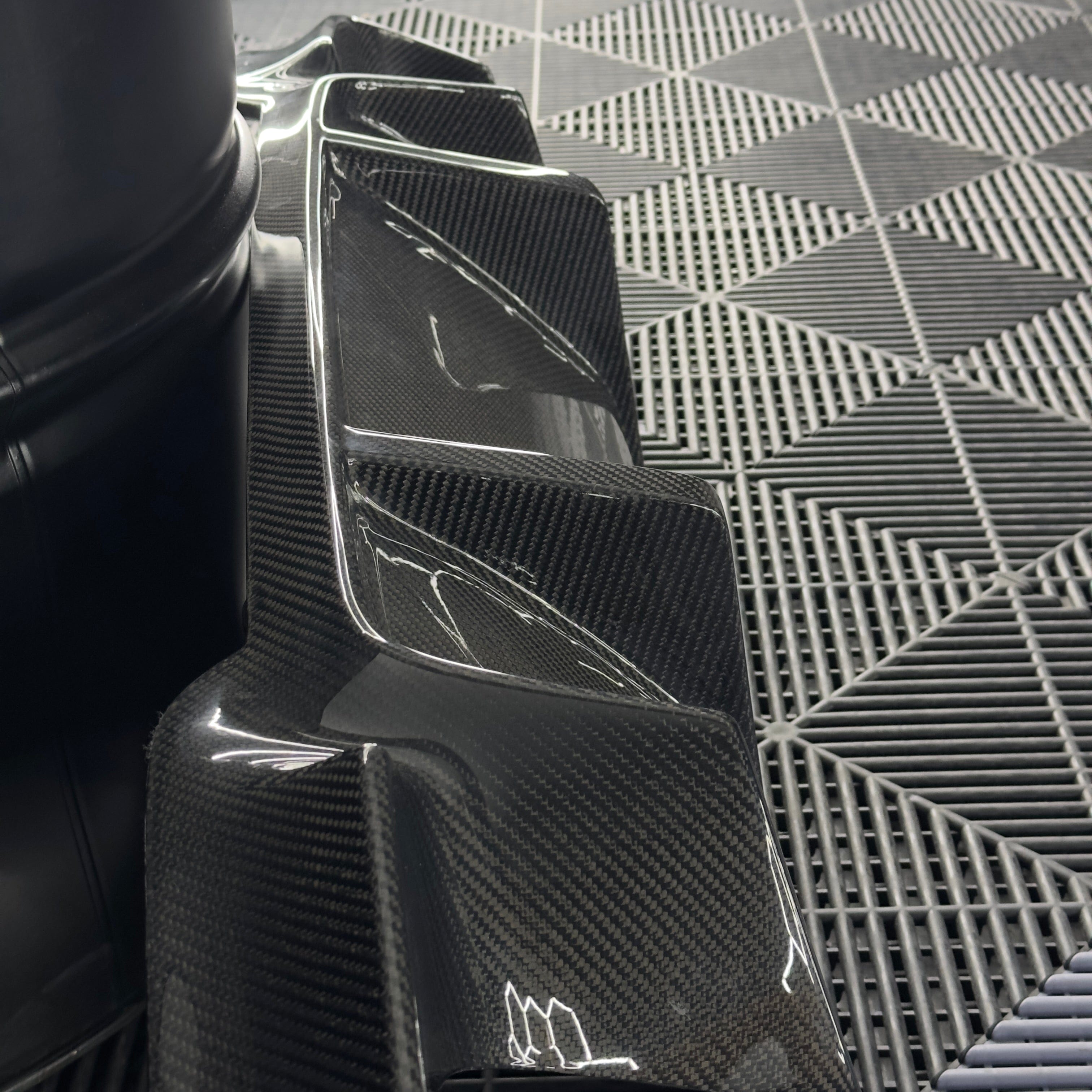 BMW M5 (F10) RKP Style Carbon Fiber Rear Diffuser - Twenty Two Tuning Rear Diffuser