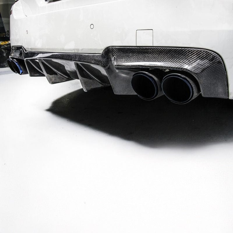 BMW M5 (F10) Vorsteiner Style Carbon Fibre Rear Diffuser - Twenty Two Tuning Rear Diffuser