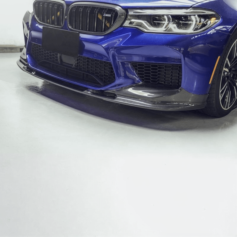 BMW M5 (F90) 3D Design Style Carbon Fibre Front Lip Spoiler - Twenty Two Tuning Front Lip